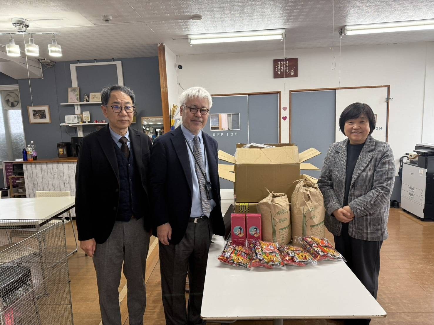 子ども食堂へお米を届ける会員